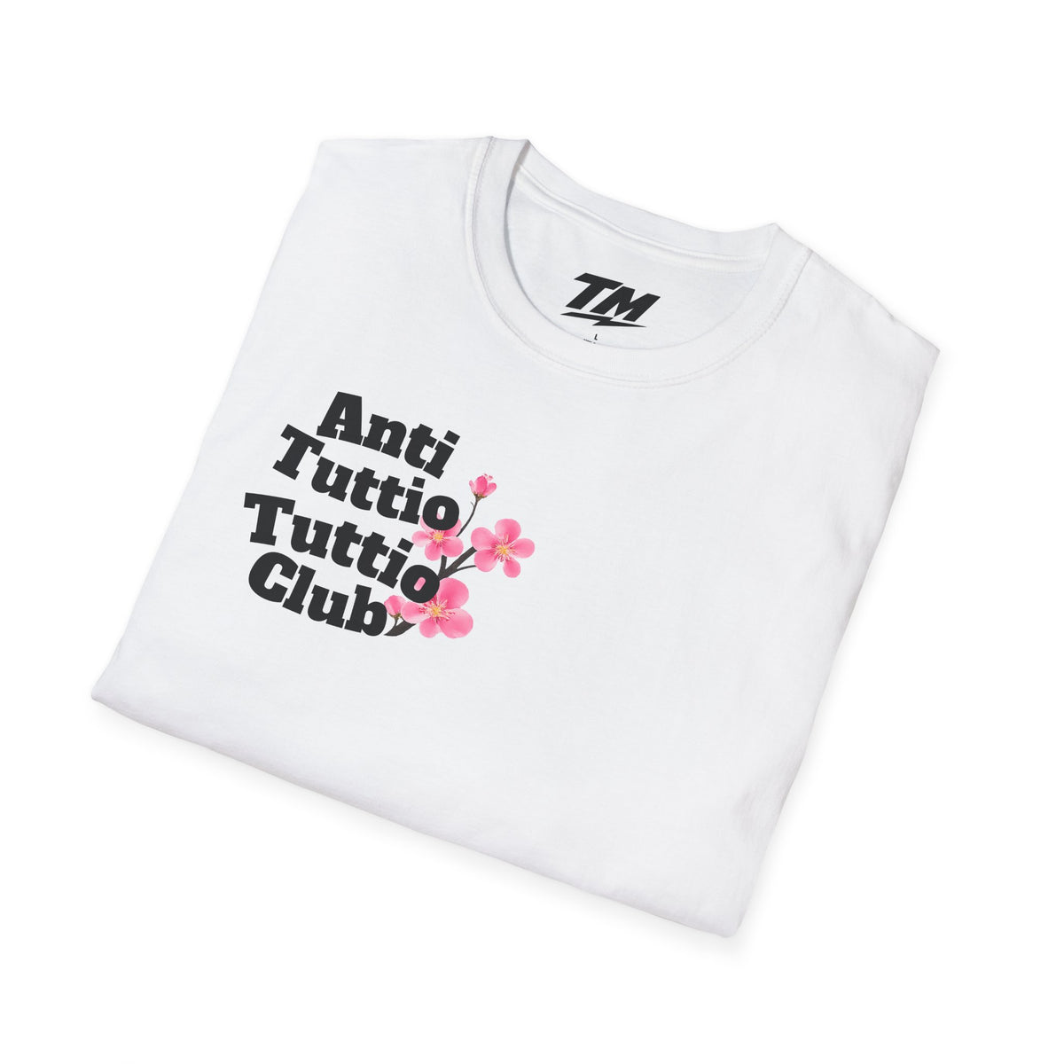 Anti Tuttio Tuttio Club T-Shirt — Cherry Blossom Design