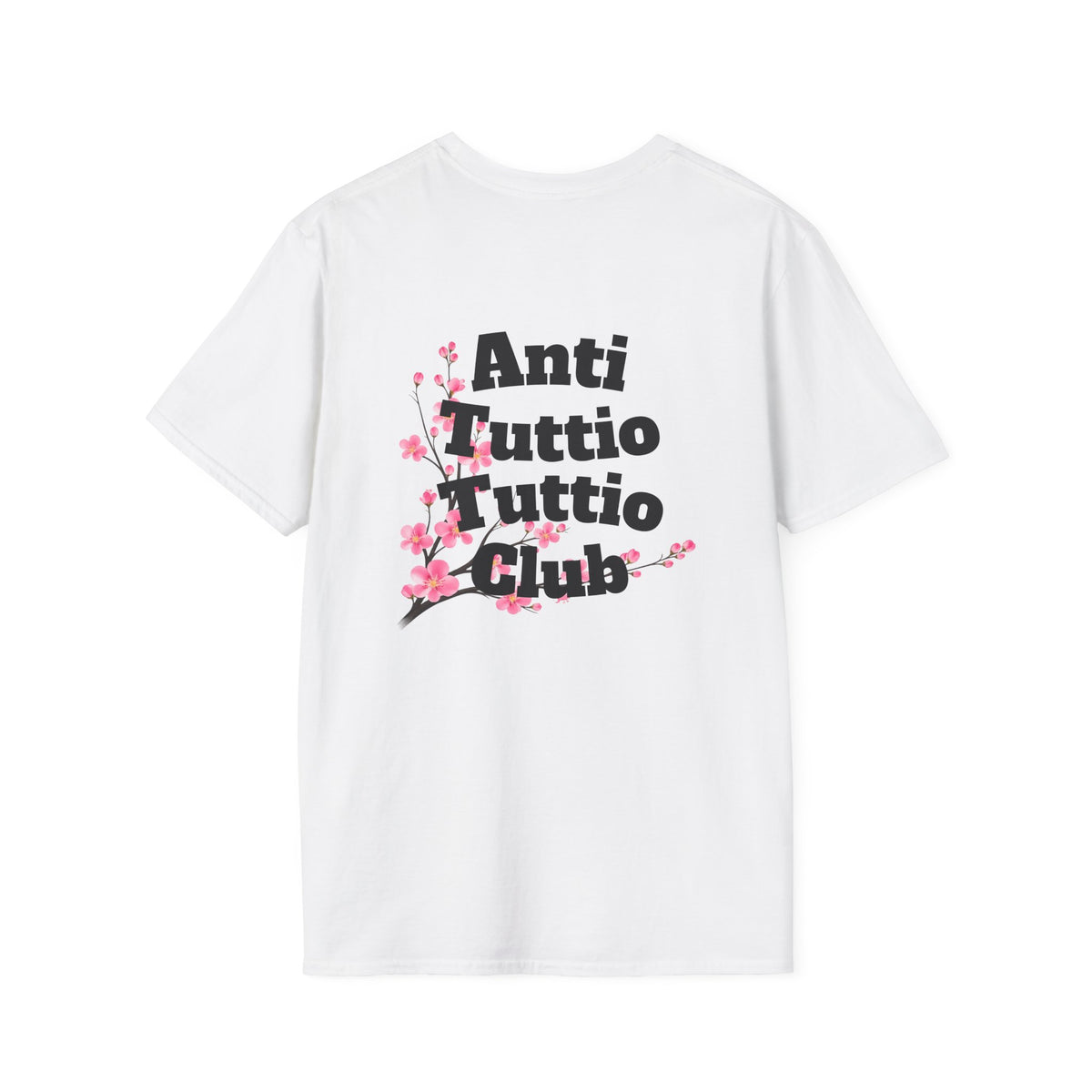 Anti Tuttio Tuttio Club T-Shirt — Cherry Blossom Design