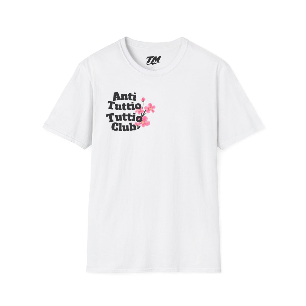 Anti Tuttio Tuttio Club T-Shirt — Cherry Blossom Design
