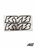 KYB fork stickers