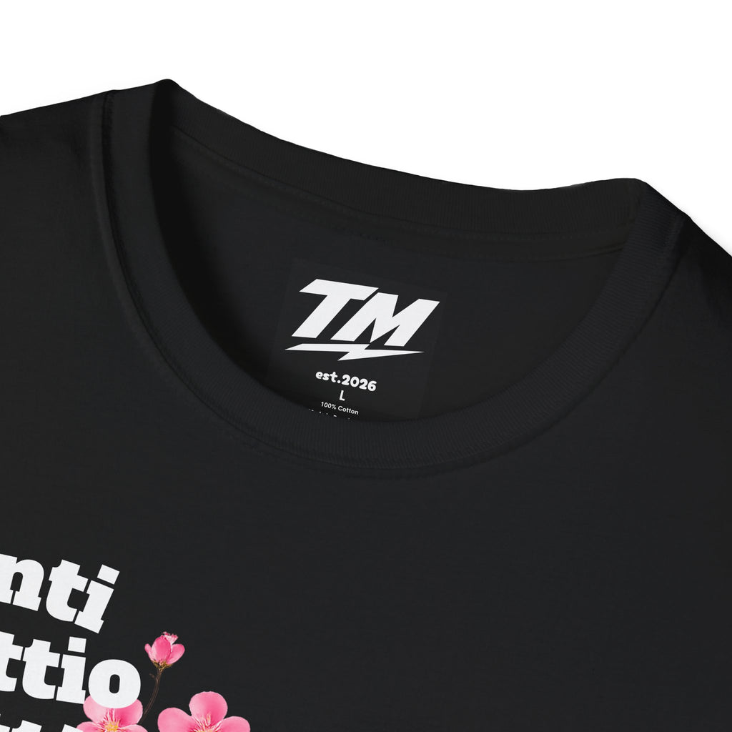 Anti Tuttio Tuttio Club T-Shirt — Cherry Blossom Design