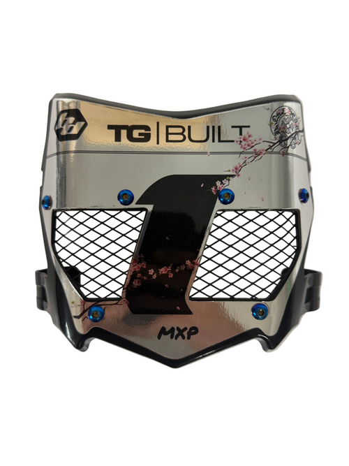*Blossom Series* Real Titanium Motocutz Vented Plate