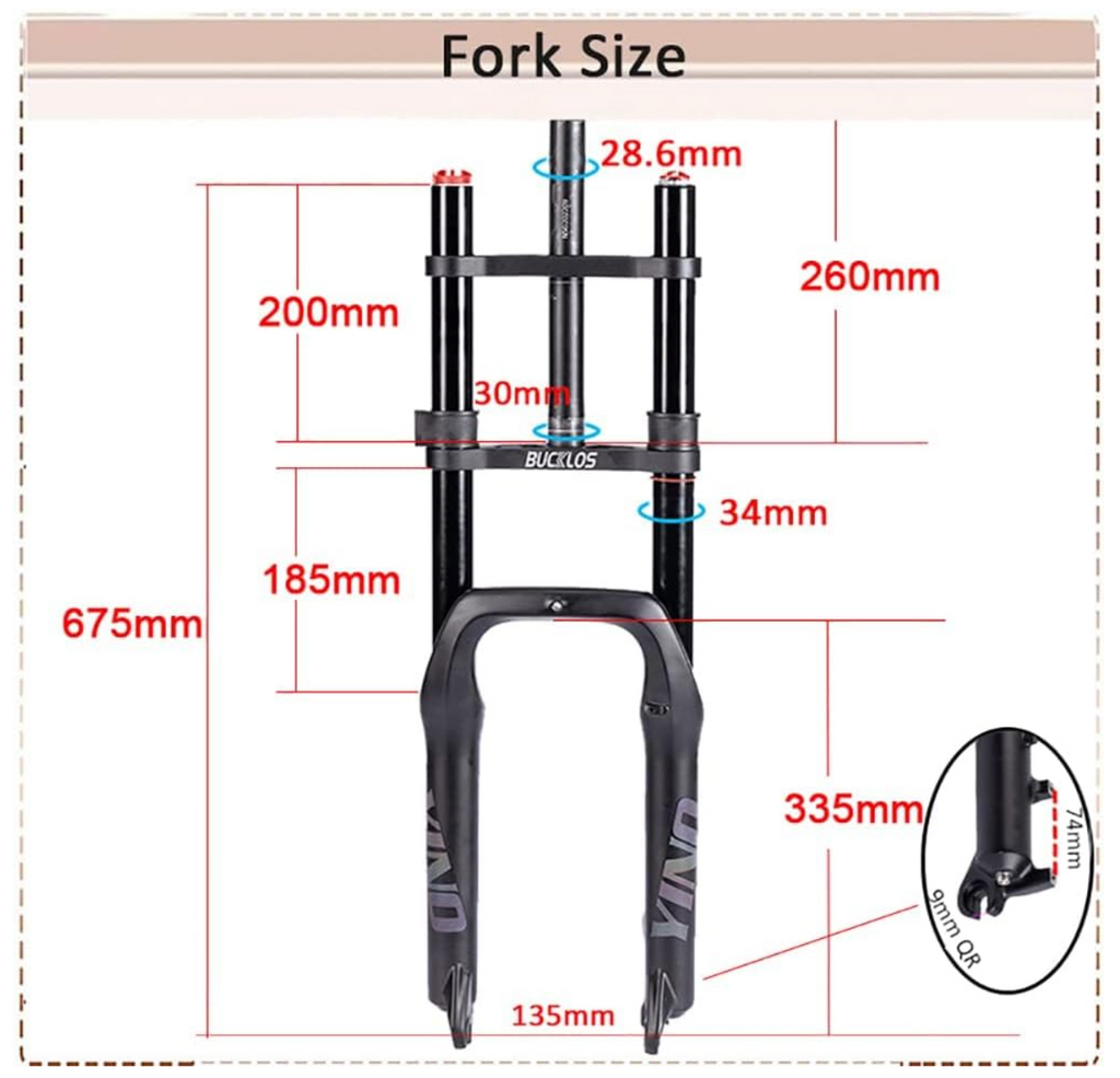 Upgraded Ridstar Front Forks